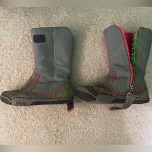 Plae Camille Shimmer Suede/Nylon Boots t 11